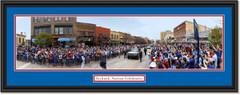 Jayhawks Celebrate - Kansas Jayhawks Celebration Parade Framed Print