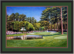 Augusta Master's Tournament Hole #16 Redbud Framed Print