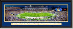 Pittsburgh Panthers "Backyard Brawl" at Acrisure Stadium Framed Print