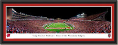 Wisconsin Badgers End Zone - Camp Randall Stadium - Framed Print