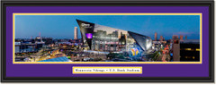 Minnesota Vikings - U.S. Bank Stadium Exterior - Framed Print