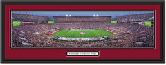 Alabama Crimson Tide Football Night Game - Bryant-Denny Stadium Framed Print
