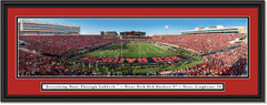 Texas Tech Red Raiders End Zone At Jones AT&T Stadium Framed Print