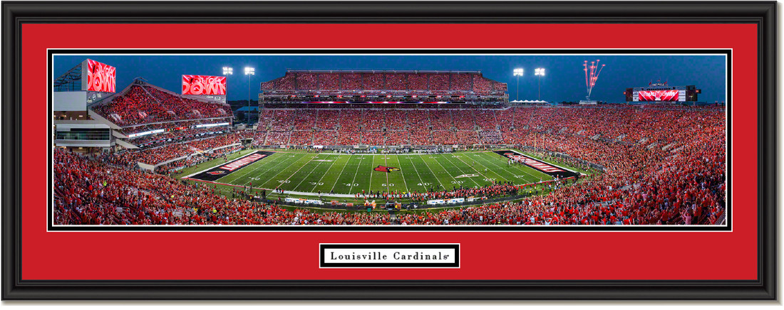 Louisville Cardinals Football Panoramic Picture - Cardinal Stadium