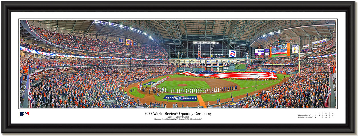 Officially Licensed MLB Astros 2022 World Series Signature Frame
