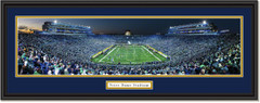 Notre Dame Fighting Irish Football End Zone At Notre Dame Stadium Framed Print