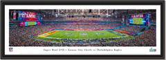 2023 Super Bowl Kickoff - Kansas City Chiefs vs. Philadelphia Eagles - Framed Print