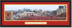 Kansas City Celebrates - 2023 Kansas City Chiefs Victory Parade - Framed Print