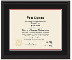 Alabama Bachelor's Degree Diploma Frame 