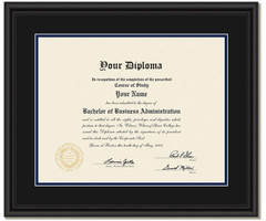 Auburn Bachelor's Degree Diploma Frame