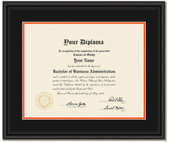 Clemson Bachelor's Degree Diploma Frame 