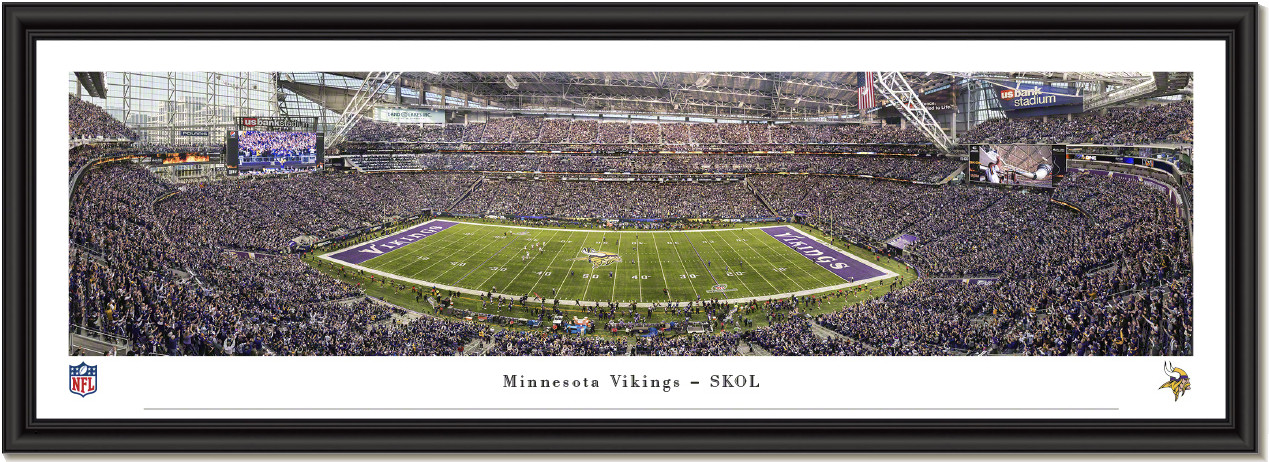Minnesota Vikings NFL Bank Stadium - Framed Print