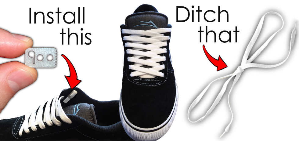 tying shoes without bow