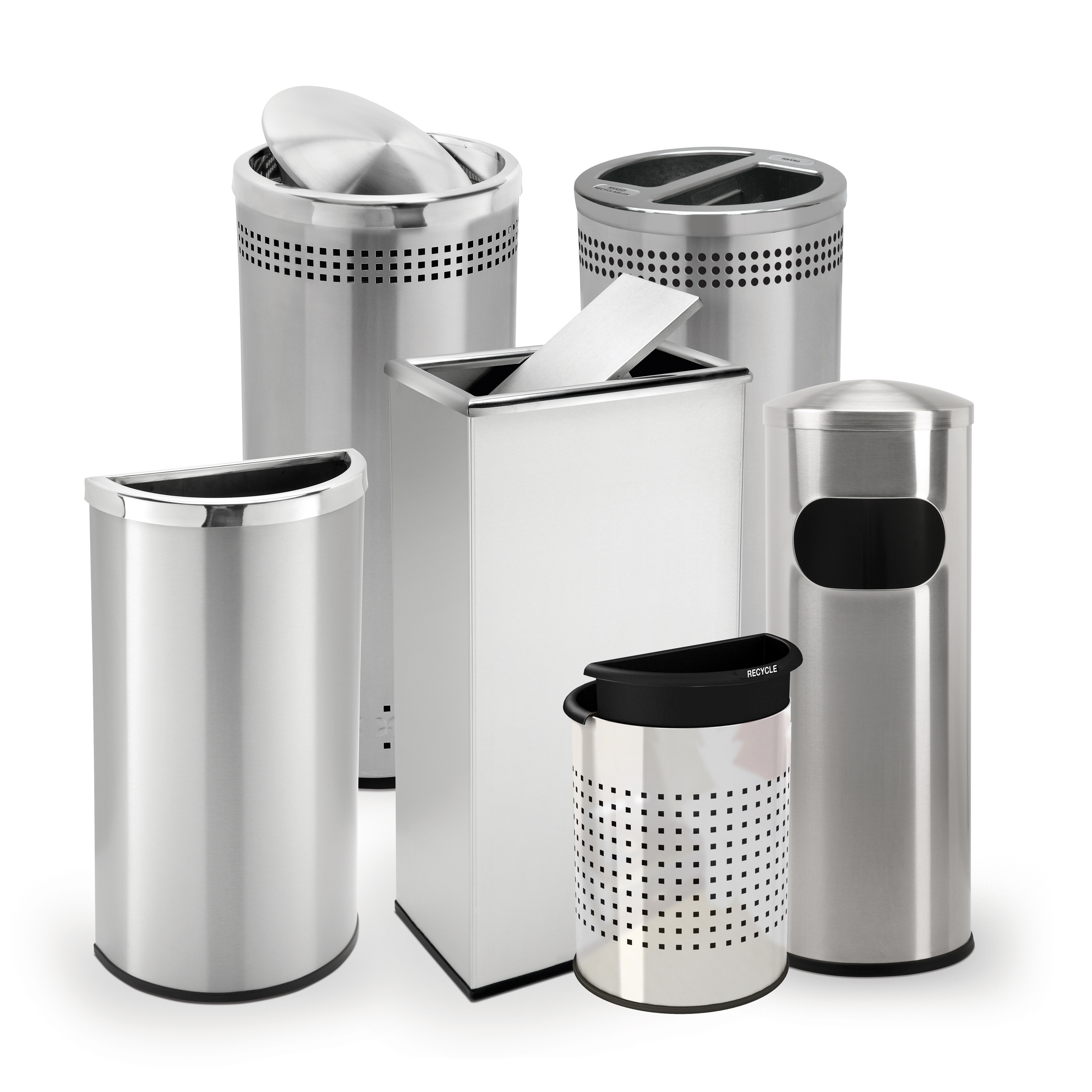 Precision Series Premium Steel Cans Premium Stainless Trash Cans Jpg