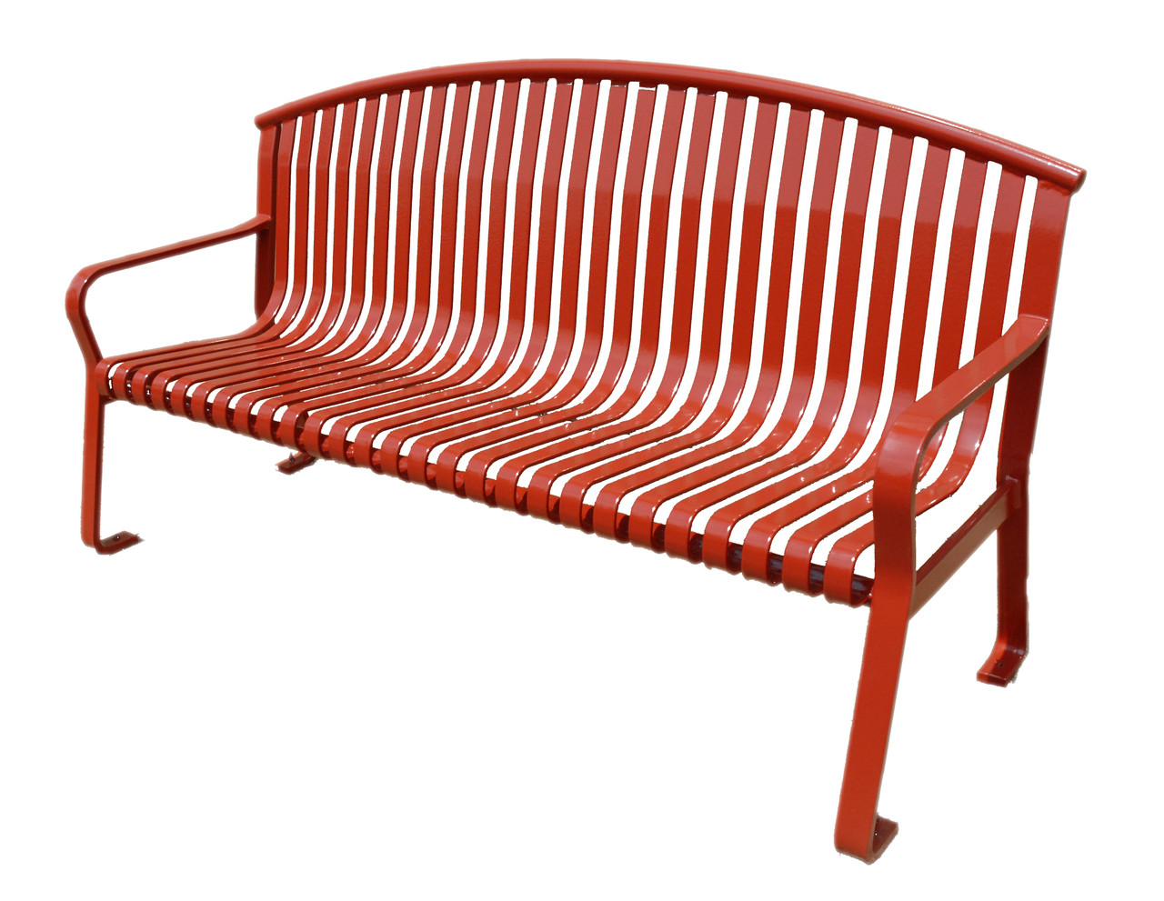 Public Park Benches For Sale 6 Foot Metal Flat Steel Public Park Bench MF2201