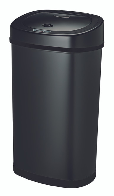 13 gallon touchless automatic black kitchen trash can dzt-50-9bk 13 gallon touchless automatic black kitchen trash can dzt-50-9bk