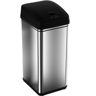 13 Gallon Square Extra Wide Opening Touchless Trash Can IT13MX   DZT13P 1  95589.1480634923.190.250 