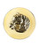 Fancy Centre Rosette #10, Brass