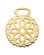 Horse Brass: Snowflake design