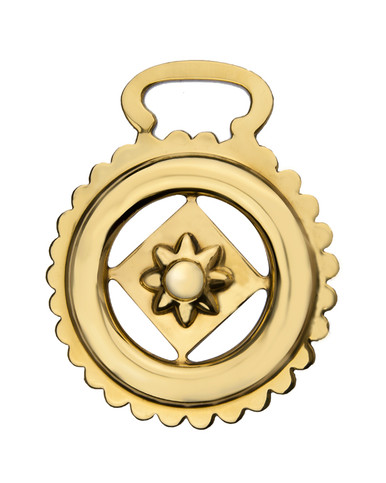 Horse Brass: Star in Diamond design