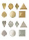 Geometric design rein tips