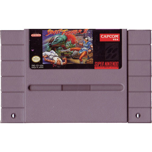 Street Fighter II SNES Game Cartridge DKOldies.