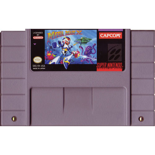 Mega Man X SNES Game Cartridge DKOldies. Mega Man X SNES Game Cartridge DKOldies.