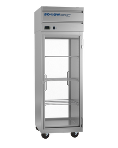 So-Low 2 Glass Door Pass-Thru Refrigerator DH4-25PT