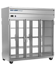 So-Low 6 Glass Door Pass-Thru Refrigerator DH4-80PT