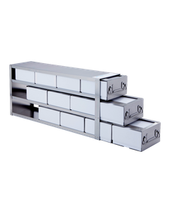 So-Low 12 Shelf Drawer Freezer Rack with 3" Boxes 23-12-3-DR