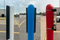 Different size and style Bollard Sign On frames