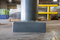 Close up of the Plated Bollard Cover at surface level 