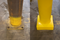 Comparison of Base Plate Bollard and a Yellow Plated Bollard Cover 