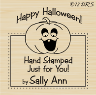 Pumpkin Custom Hand Stamped by Stamp - 63010