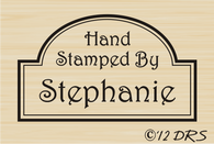 Arch Frame Custom Hand Stamped by Stamp - 63017