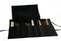 Made from luxurious cowhide leather, the Styling Roll Pouch by Fronis Hair is ideal for protecting all your valuable scissors, combs and other hair and make-up tools and accessories.

With nine pockets, this light weight beauty rolls up compact enough to comfortably fit in your satchel.

Available in black and a delicious camel colour. 

Width 43cm

Height 24cm

Weight 210g