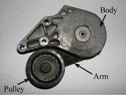 tension arm pulley