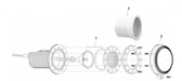 FIBERSTARS | Xenon lamp kit, 12v, 50w for Pool Light W/3594-012 | FPAL-X