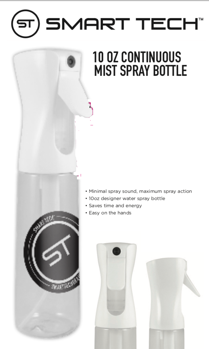 Continuous Mist Empty Spray Bottle For Hair, 10 Oz - Salon Quality  Mold-Resistant 360 Water Misting Sprayer.. 6 PC DEAL - BEAUTY PROS SALON  SERVICES