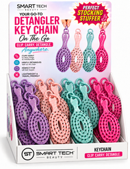 Smart Tech Hydro Detangler Keychain Brush 24 PC DISPLAY