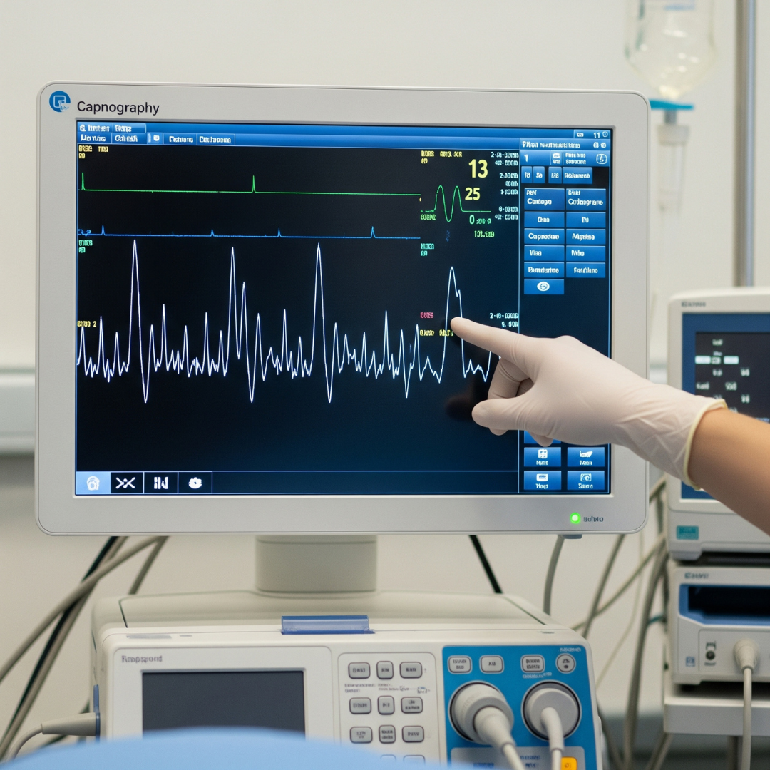 Capnography machine