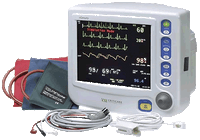 Criticare 8100EP-1 nGenuity CO2 Patient Monitor With Added Components