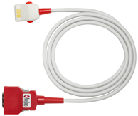 RED 20 PIN PC-08: LNOP SpO2; LNOP Patient Cable - 8 ft.