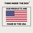 Proudly made in the USA! Manufactured in Franklin, MA Proudly made in the USA! Manufactured in Franklin, MA