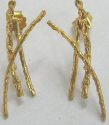 Sarina Gold earings K18 GE52
