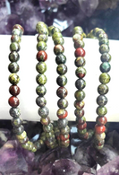 Dragon Blood Stone (Jasper) Stretch Bracelet