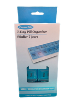 7- Day Pill Organizer
(2) Blue
(2) Green