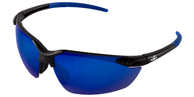 Bullhead Mojarra
Lens Color: Full Blue Mirror
Frame Color: Matte Black
Base Curve: 8