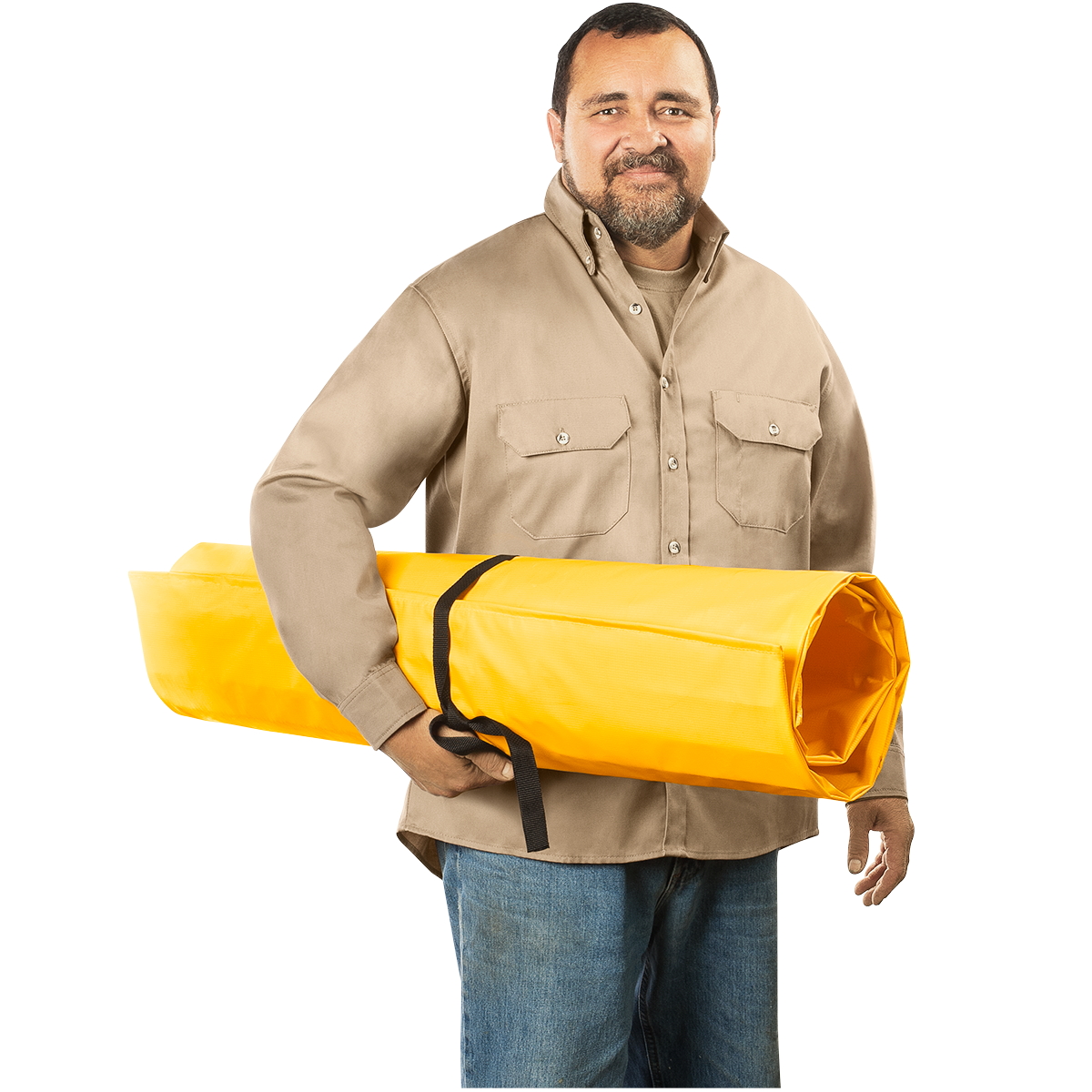 Steiner PortOScreen, Portable Welding Screen With 14 oz Yellow Vinyl Laminated Polyester