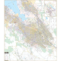 San Jose / Silicon Valley, CA Wall Map